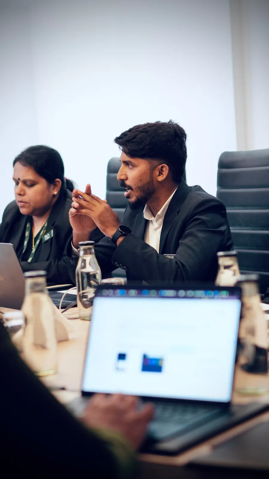 Safuvan CK in a marketing strategy meeting